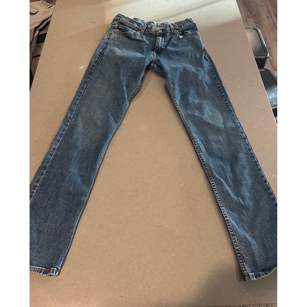 Levis 511 Slim Fit Jeans Mens 32x34 Dark Wash Indigo Denim